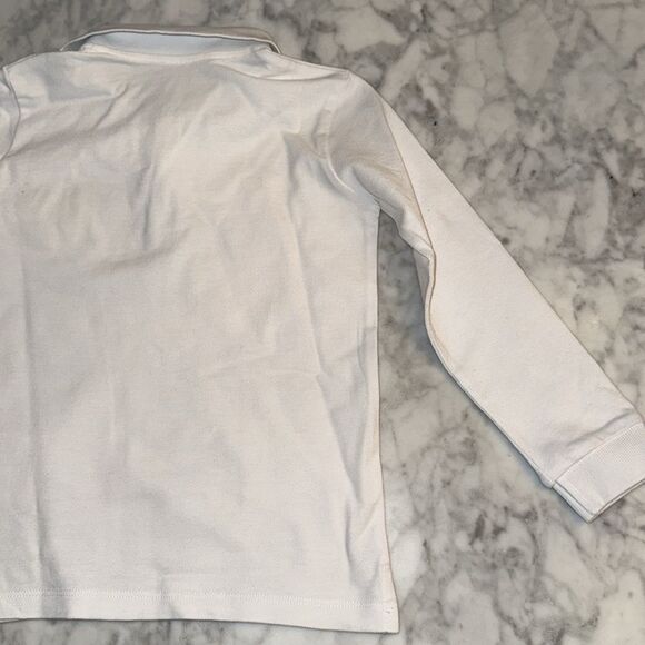 Moncler Kids Polo Shirt with Red, White, and Navy Stripes 3Y - Picture 7 of 8